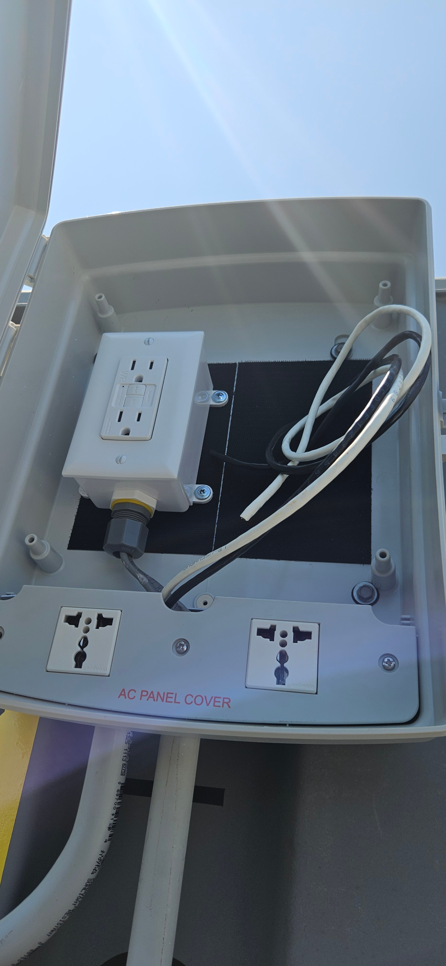 Structured data cabling installation